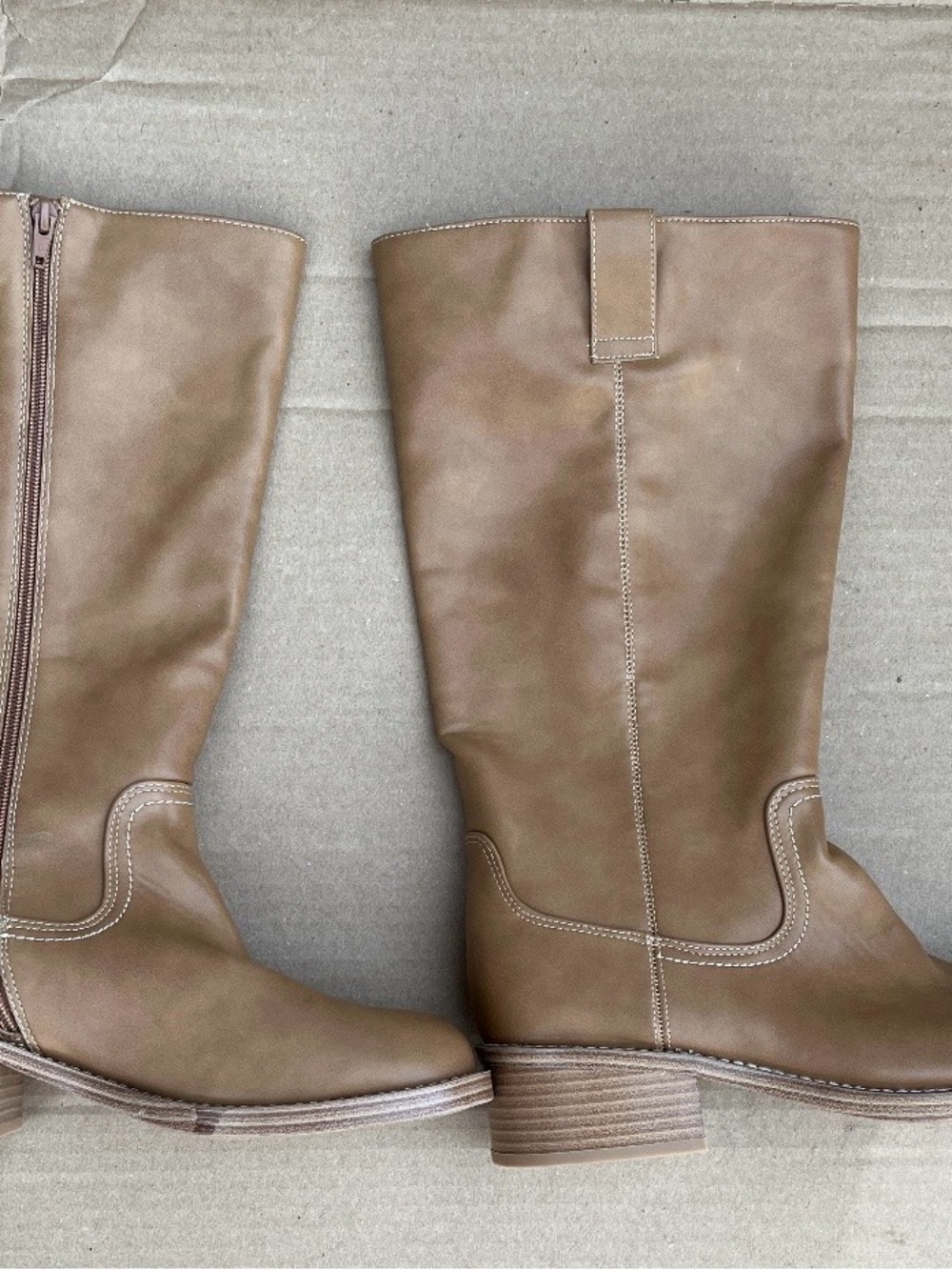 Target Women's Brown Mid-Calf Pull-On Booties